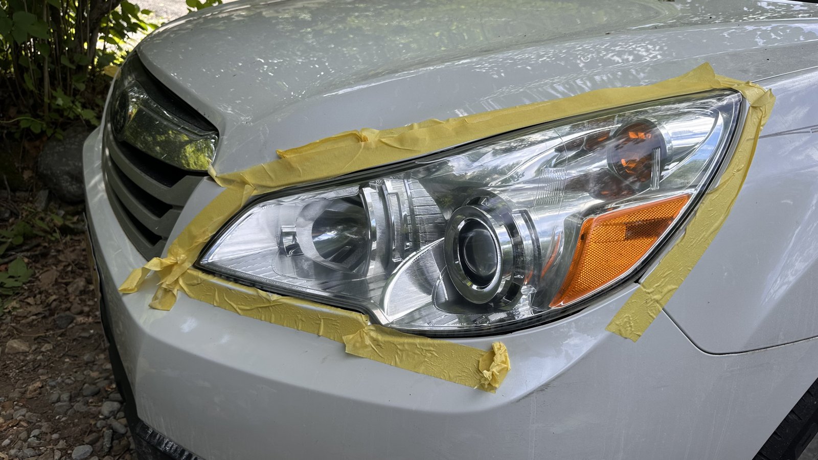 Subaru Outback — NJ Customer headlight after restoration
