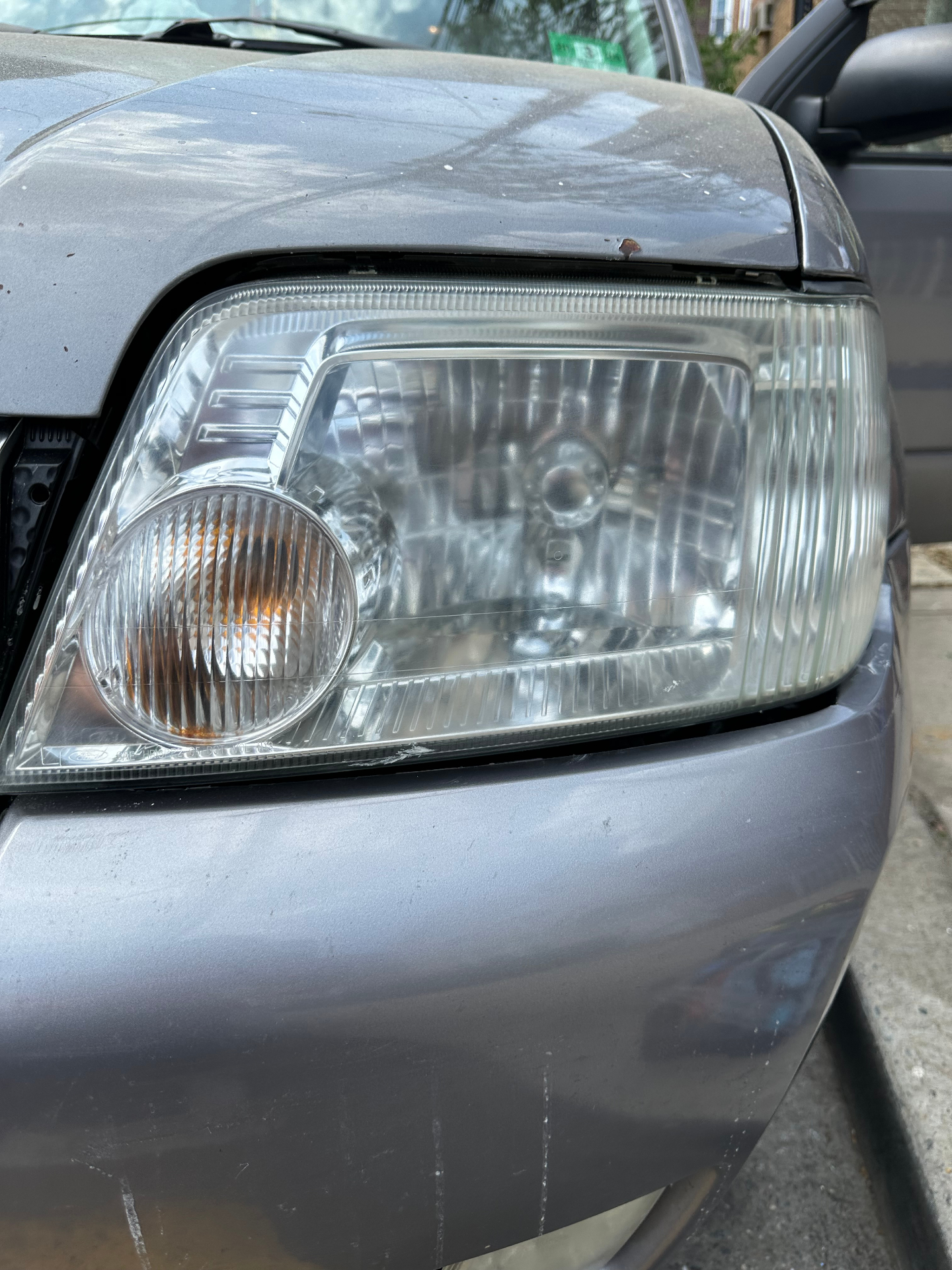 Ford SUV — NJ Customer headlight after restoration