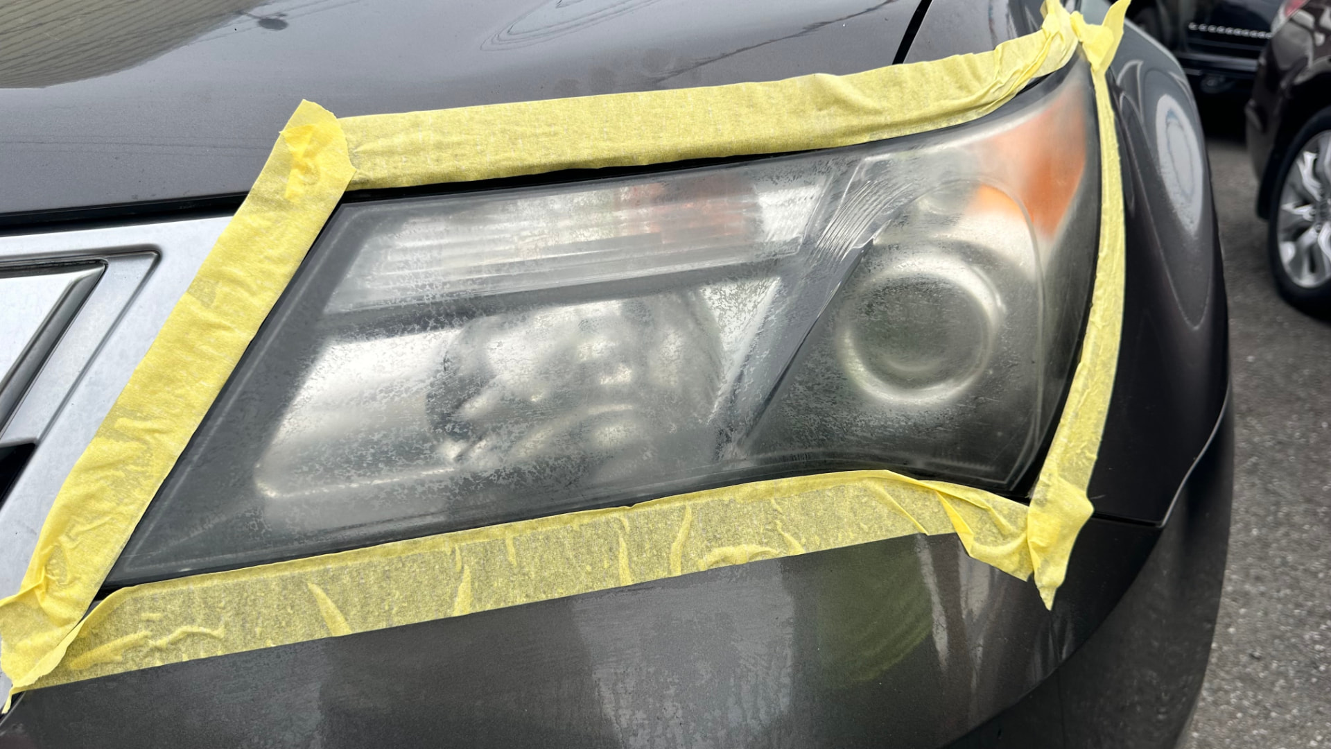 Acura MDX — NJ Customer before restoration