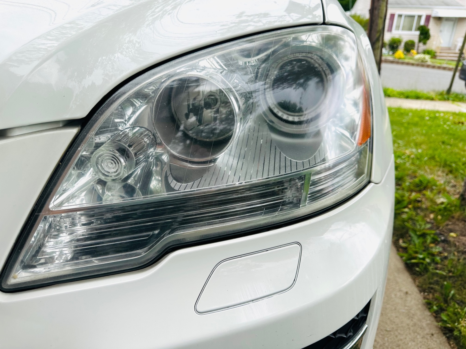 Mercedes — NJ Customer headlight after restoration