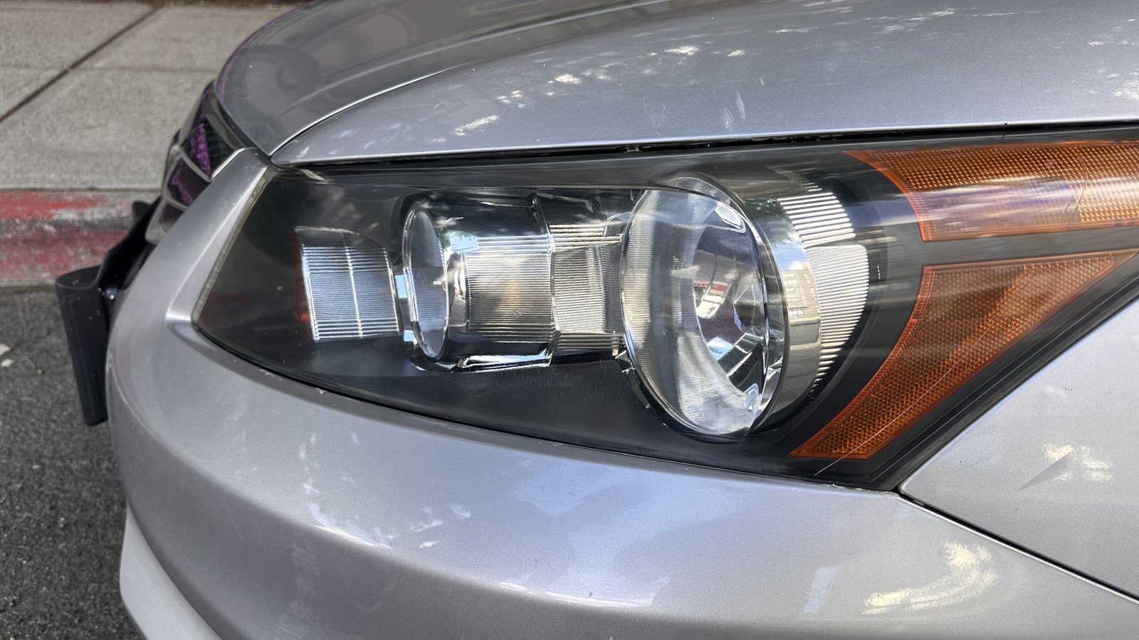 Sedan — NJ Customer headlight after restoration