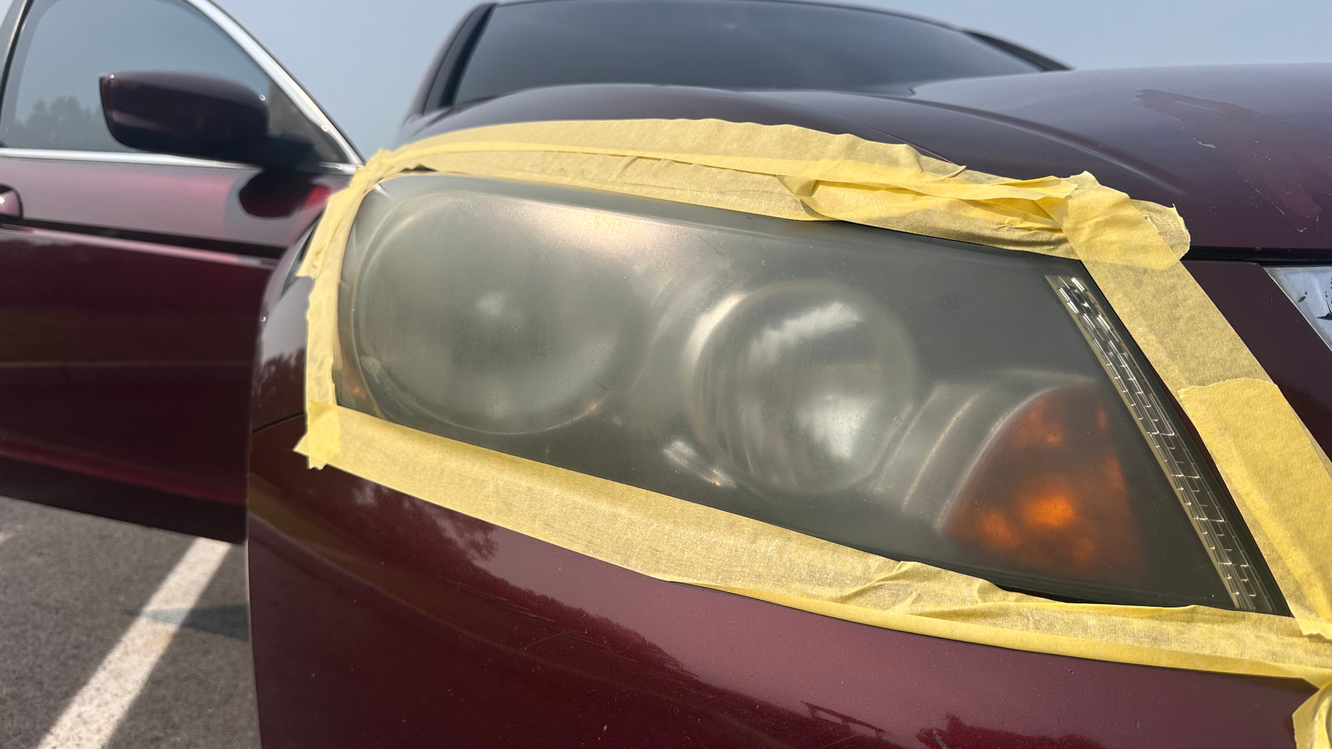Honda Accord — NJ Customer before restoration